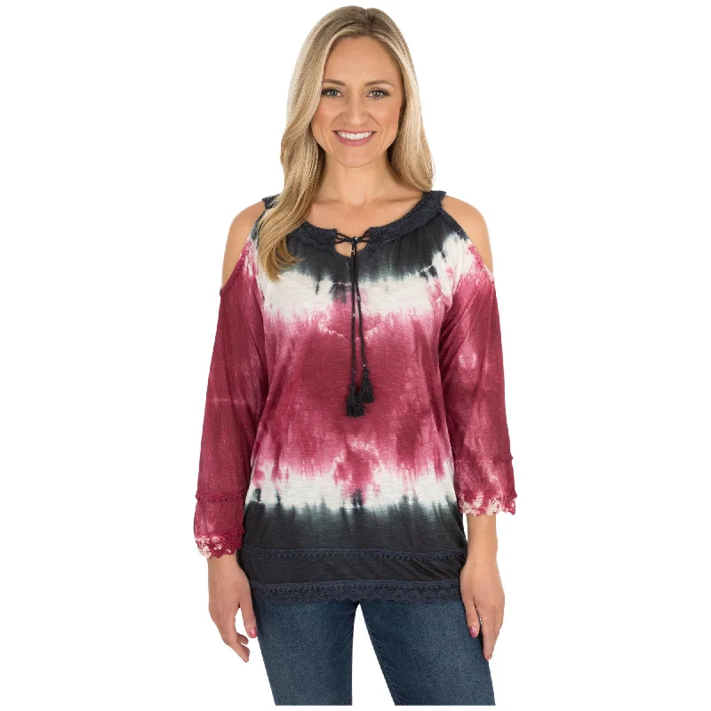 Untamed Spirit Cold Shoulder Top