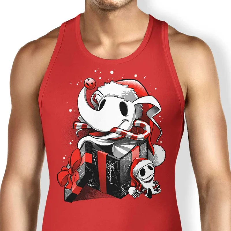 Christmas Ghost Dog - Tank Top