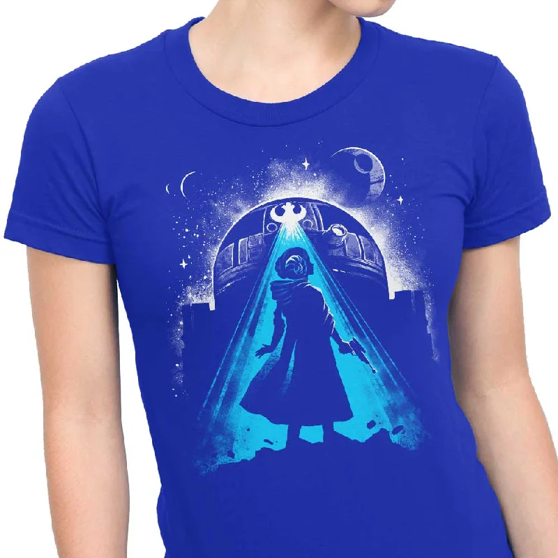 Women's Premium T-Shirt / Blue / S