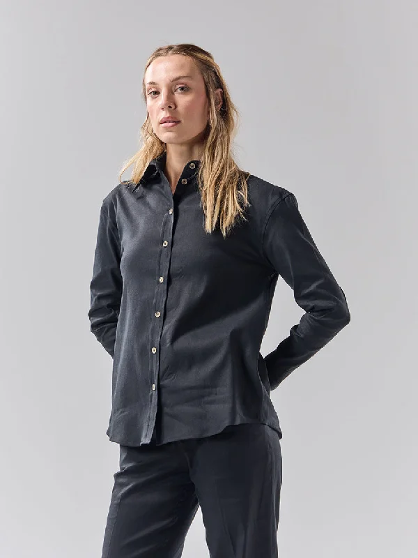 Batch 05 - Womens Black Linen - Shirt