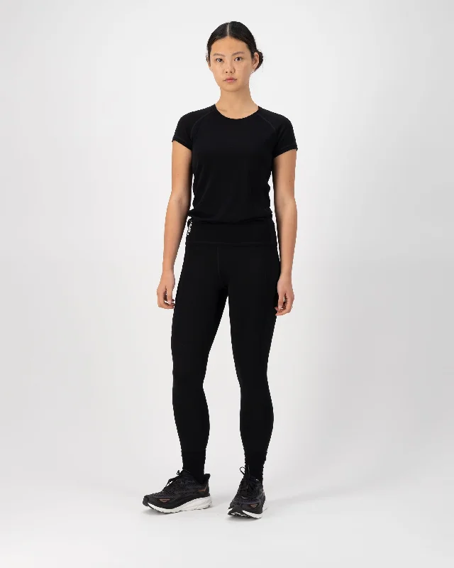 Bella Merino Air-Con Tee - Black