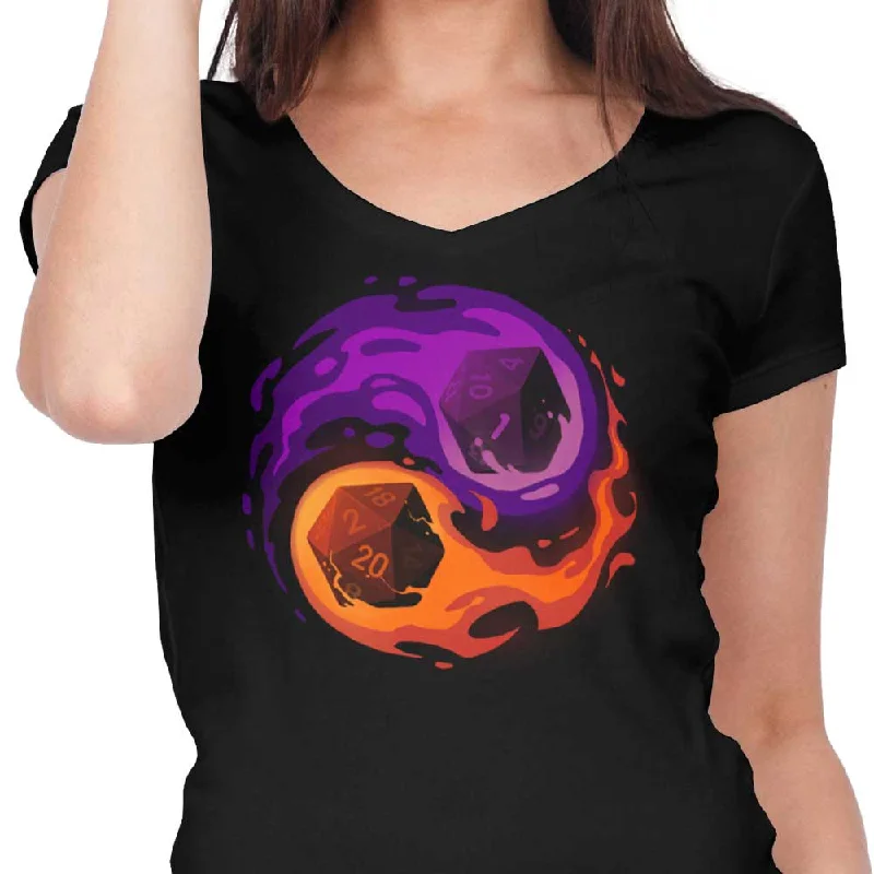 Women's Premium V-Neck / Black / S