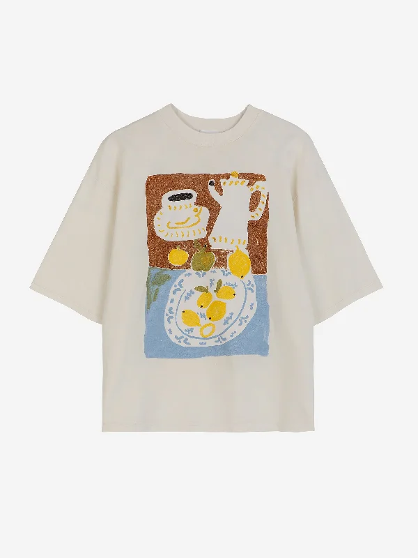 Bobo Choses Abstract Tea Time T-Shirt White