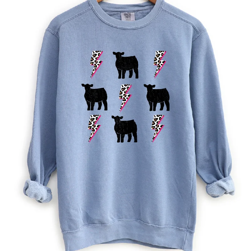 Bolt Cattle Crewneck (S-3XL) - Multiple Colors!