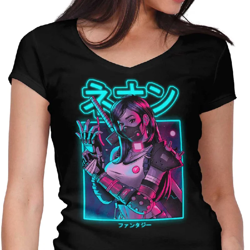 Neon Fantasy - Women's V-Neck