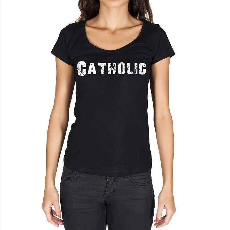 Catholic Women's Short Sleeve Round Neck T-shirt