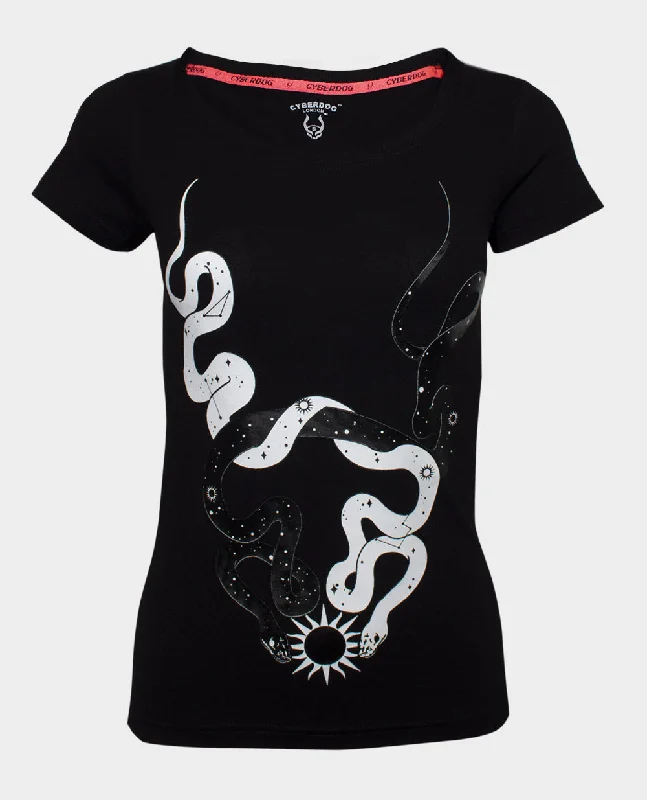 STARGAZER T-SHIRTS GIRLS BLACK