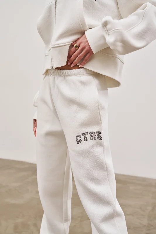 CTRE RELAXED JOGGERS - OFF WHITE