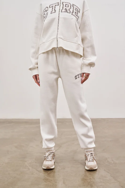 CTRE RELAXED JOGGERS - OFF WHITE