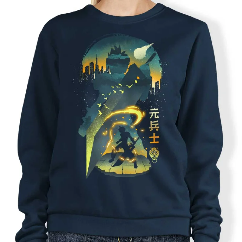 Sweatshirt / Navy / S