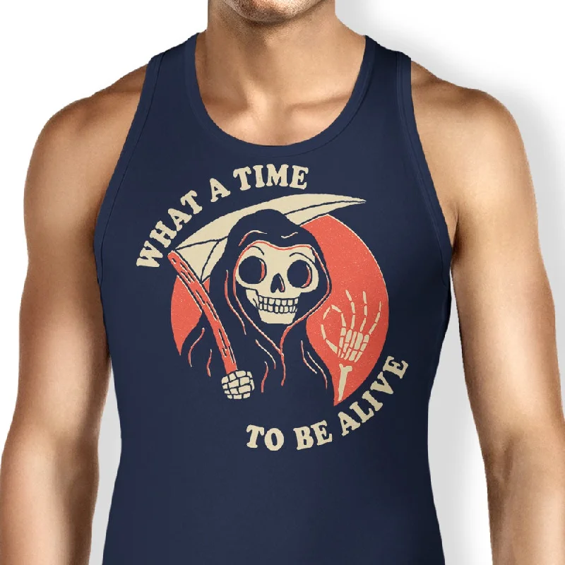 Unisex Tank Top / Navy / XS