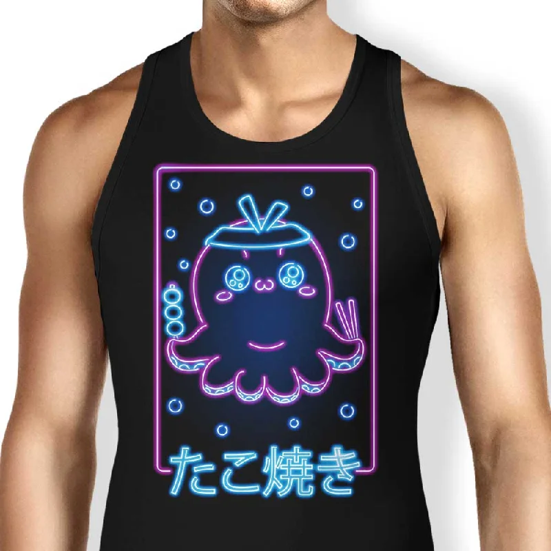 Neon Takoyaki - Tank Top