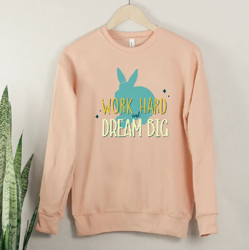 Dream Big Rabbit Crewneck (S-3XL) - Multiple Colors!