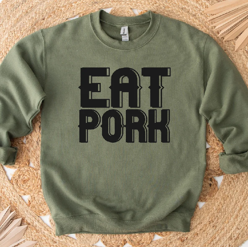 EAT PORK Crewneck (S-3XL) - Multiple Colors!