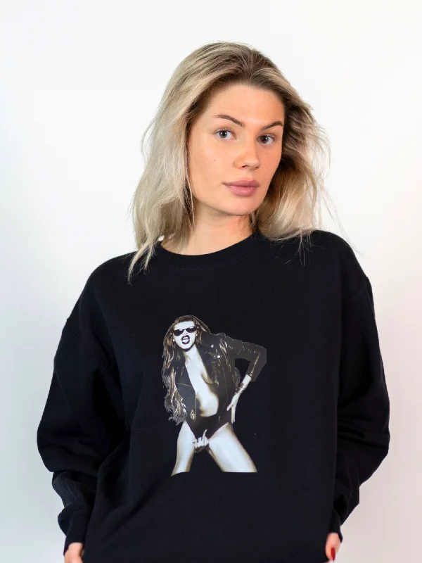 F*CK OFF SWEATSHIRT - SORT