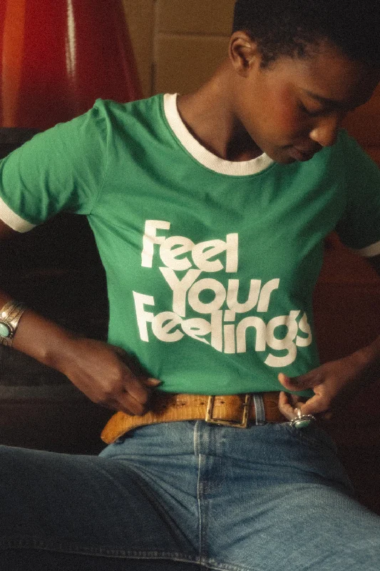 Feel Your Feelings (Green) | Fitted Ringer