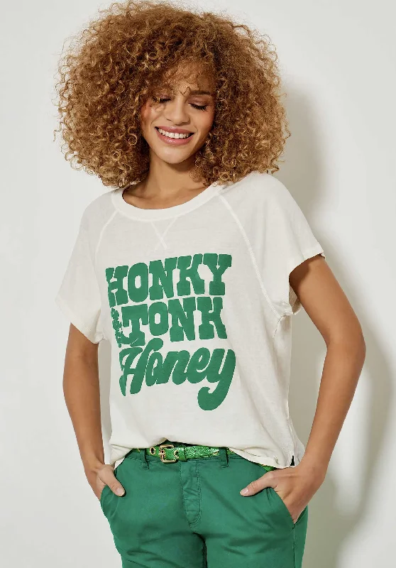 Tshirt Tse2458 Off-W-Green