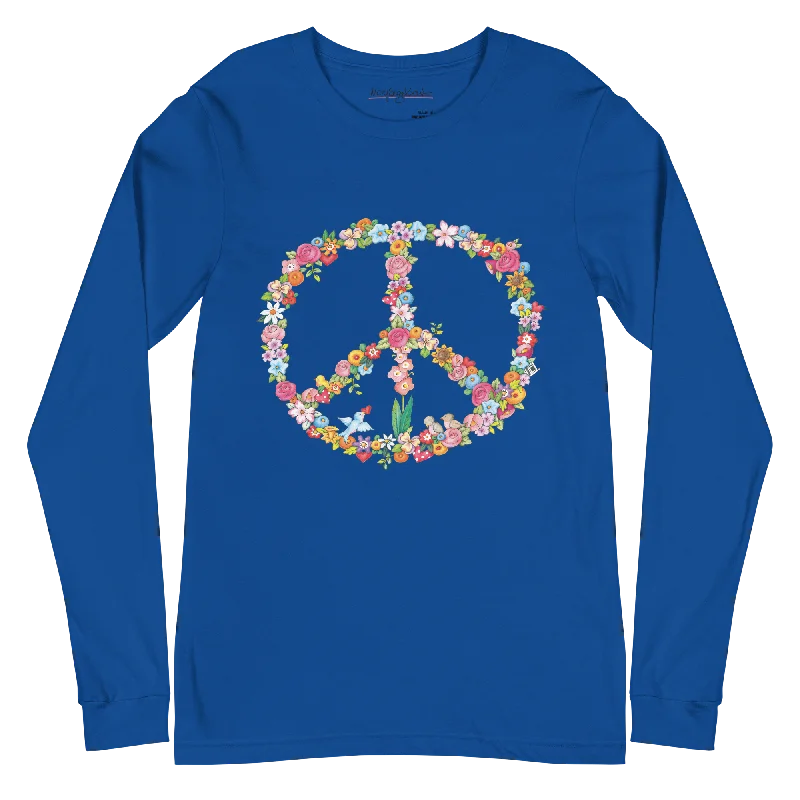 Floral Peace Long Sleeve Shirt