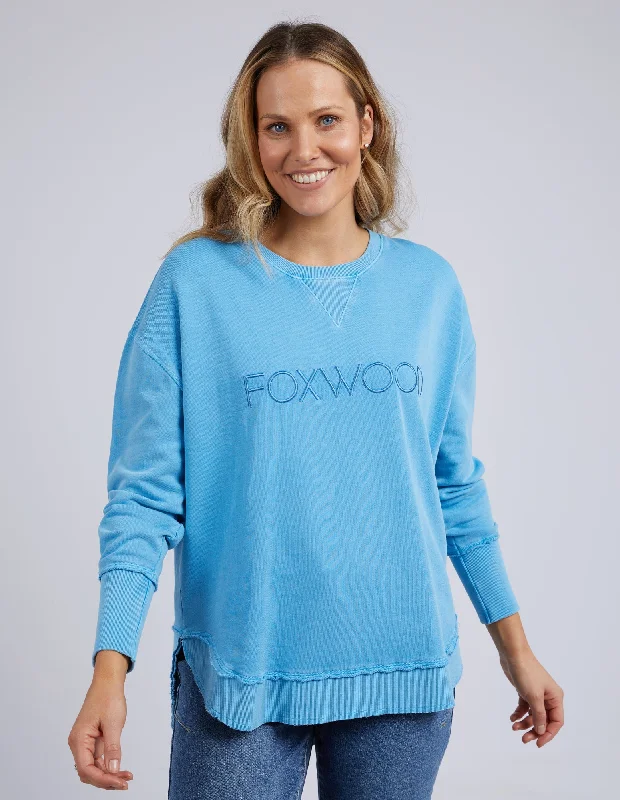 Foxwood Simplified Crew Bright Blue