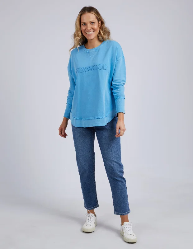 Foxwood Simplified Crew Bright Blue