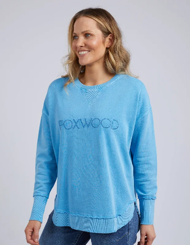 Foxwood Simplified Crew Bright Blue