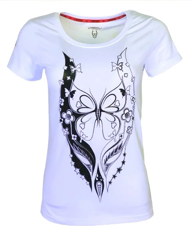 GIRLS BLOSSOM LOGO GLITER T-SHIRT