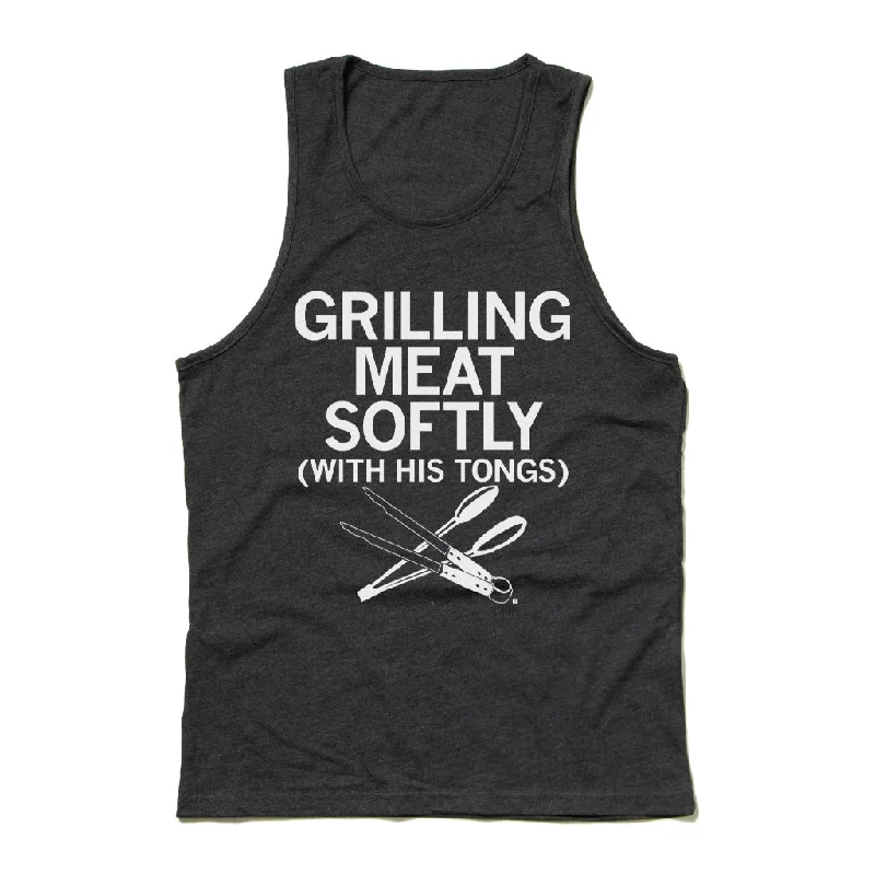 Grilling Meat Softly Tank Top