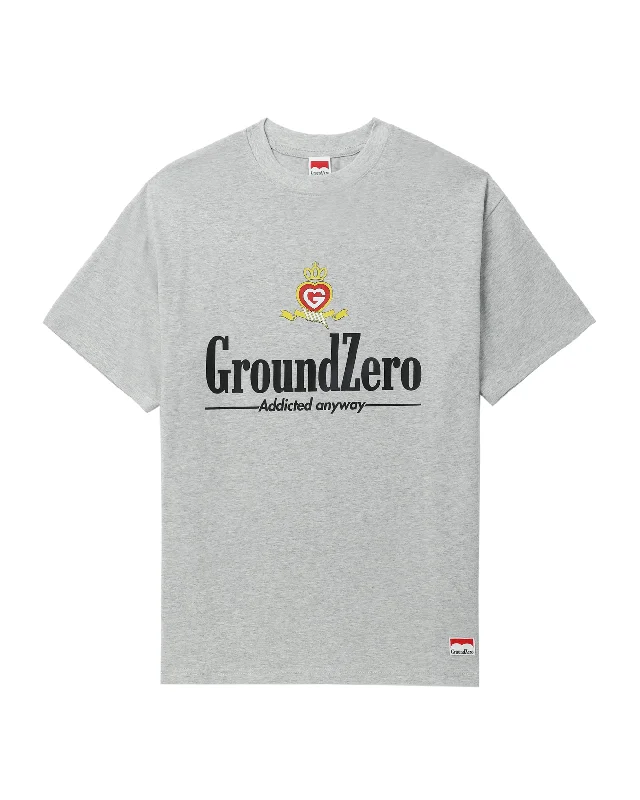 Crew Neck Print T-shirt