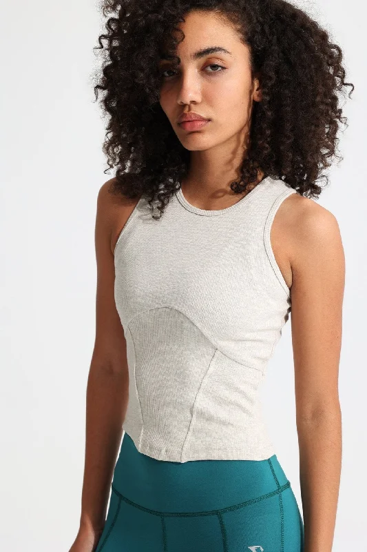 Light Heather Gray Coretank Top