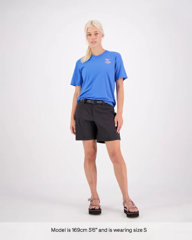 Icon Merino Air-Con Relaxed Tee - Pop Blue