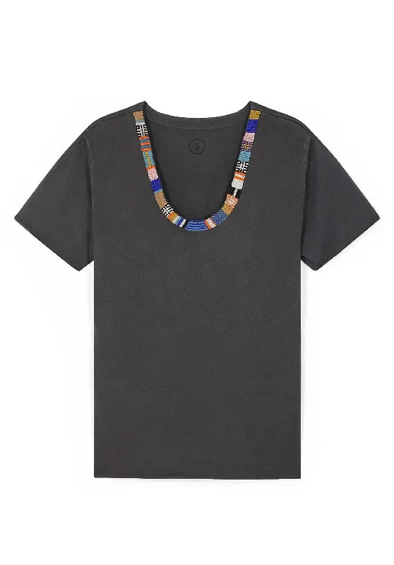 Tshirt Tizia Jc0 Tizia Jc05 Beads Carbone