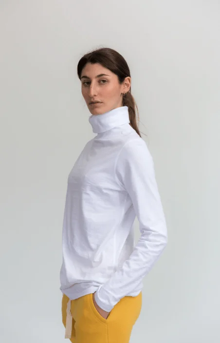 Luna Skivvy White