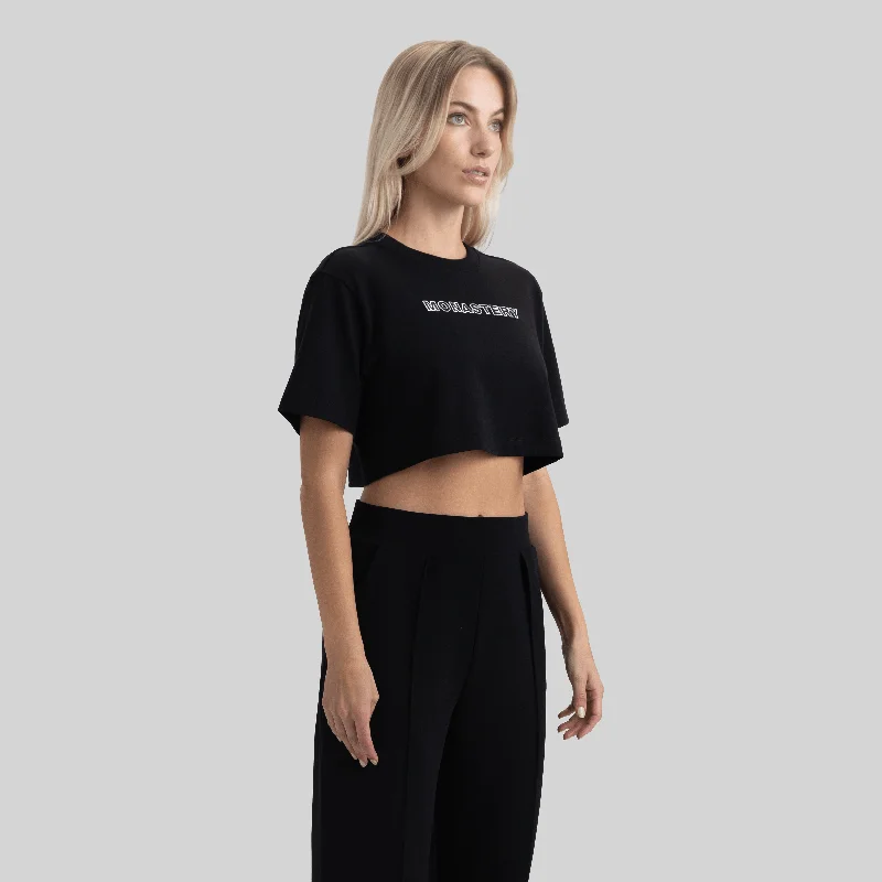 LYKAN CROP TOP BLACK