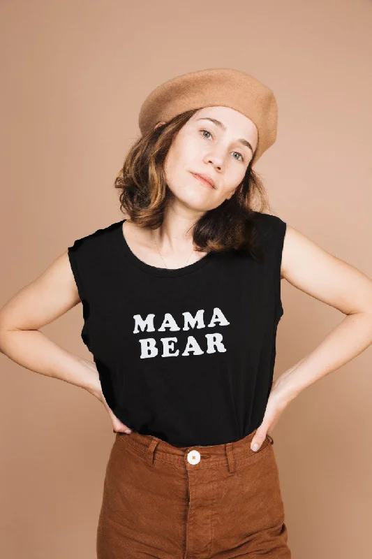 Mama Bear Muscle Tee | Sizes L - 4XL are left