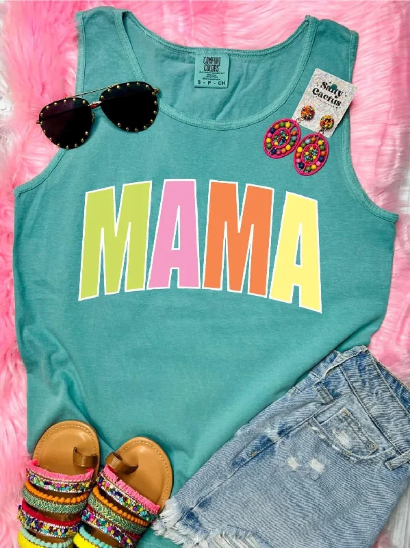 Mama rainbow comfort color tanks