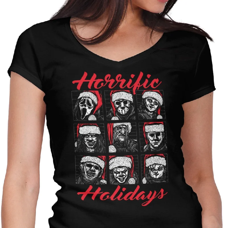 Horrific Holidays - Women's V-Neck