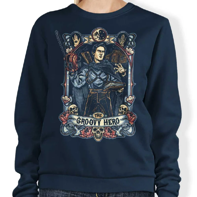 Sweatshirt / Navy / S