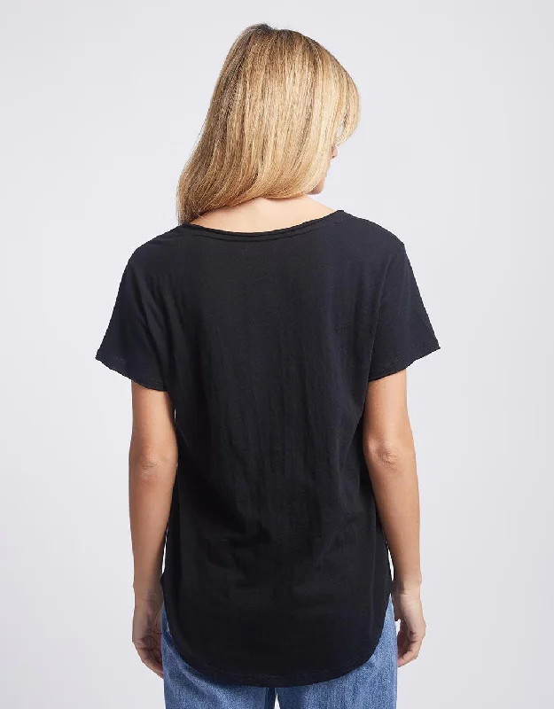 Original V Neck T-Shirt - Black