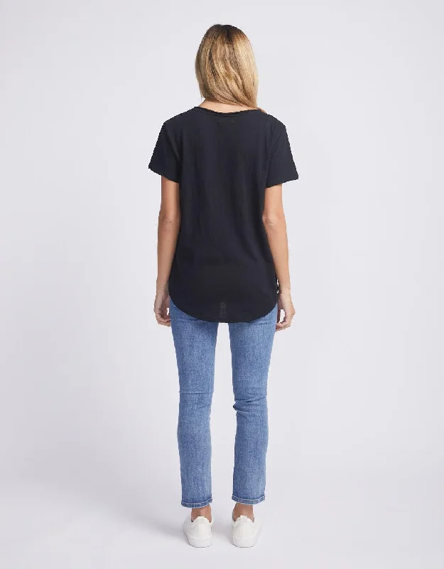 Original V Neck T-Shirt - Black