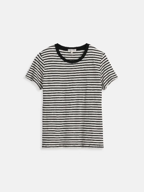 Prospect Striped Tee in Linen