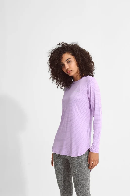 Purple Rose Basic Women Long Sleeve