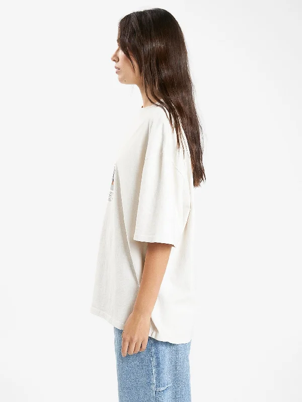 Reality Check Oversized Tee - Heritage White