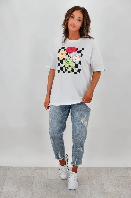 Rebel Club by Shine On Love More Tee White