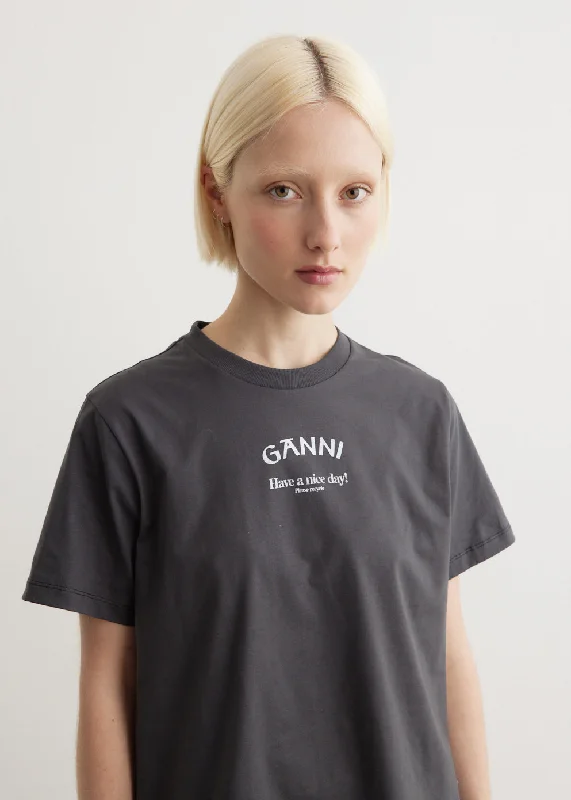 Basic Jersey Ganni T-Shirt