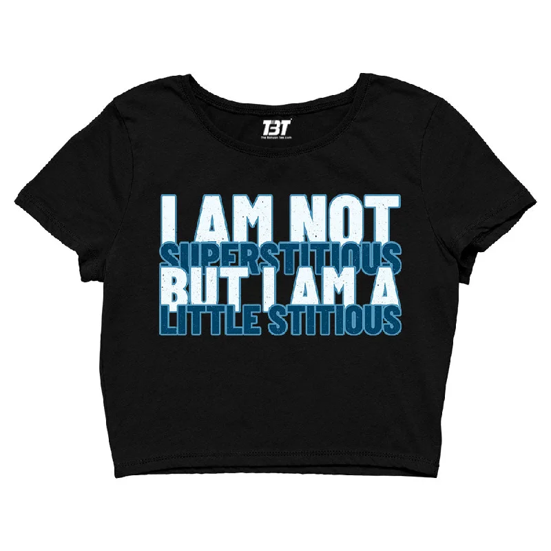 Crop Top - I Am A Little Stitious