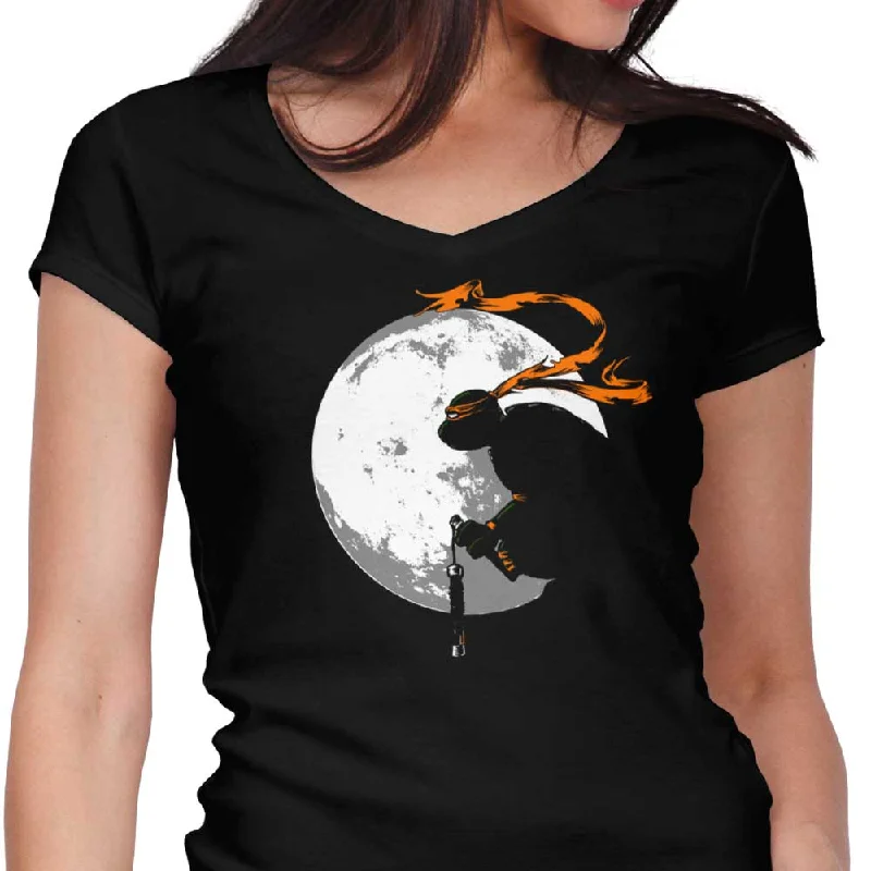 Moon Nunchaku - Women's V-Neck