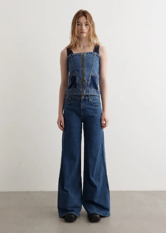 Cove Deconstructed Denim Bustier