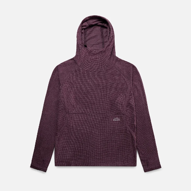 Womens Air-Grid Fleece Berry