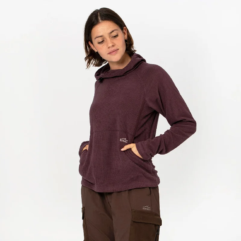 Womens Air-Grid Fleece Berry