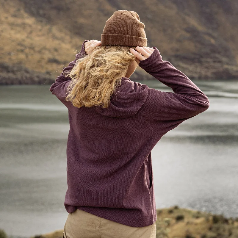 Womens Air-Grid Fleece Berry